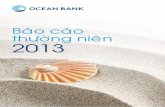 Baùo caùo thöôøng nieân 2013 - Trang chủ - OceanBank · 4 5 Kính thưa Quý vị cổ đông và Khách hàng, Năm 2013 đã đi qua với nhiều thăng trầm của nền