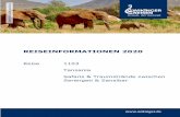 Reiseinformation zur Reise 1103 - wikinger-reisen.de · Nationalpark/Ikoma (1103) oder 4 Übernachtungen im oder beim Serengeti-Nationalpark (Ikoma) in komfortablen Safarizelten (1103B).