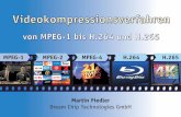MPEG-1 MPEG-2 MPEG-4 H.264 H.265 ... · MPEG-1 MPEG-2 MPEG-4 H.264 H.265 von MPEG-1 bis H.264 und H.265 Videokompressionsverfahren Martin Fiedler Dream Chip Technologies GmbH Grundlagen
