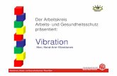 Vibration - Herzlich willkommen bei der IG BAU Rhein-Main! · die man nutzen kann, wenn Probleme entstehen oder sogar schon bestehen. Dabei möchten wir zu Bedenken geben, dass in