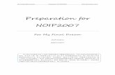 Preparation for NOIP2007 - search read.pudn.comread.pudn.com/downloads166/doc/761362/NOIP2007.pdf · 本文较为全面地介绍了 考察的算法与数据结构的知识, 可作为参加noip前的复习