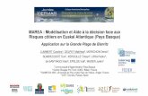 MAREA : Modélisation et Aide à la décision face aux ...refmar.shom.fr/documents/10227/728368/Lummert-Delpey-MAREA.pdf · Risques côtiers en Euskal Atlantique (Pays Basque) Application