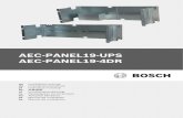 AEC-PANEL19-UPS AEC-PANEL19-4DR - … · channel 4 to the front of the mounting plate. i NOTICE! Each mounting plate requires 4 rack units (U) and 88 horizontal pitchs (HP) in a 19"