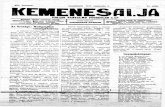 XIII. évfolyam. KEMENESALJA - cellbibl-digit.cellkabel.hucellbibl-digit.cellkabel.hu/micro/Kemenesalja/1917/1917_31.pdf · nyitják a közgyűlést: az eskü letétele előtt a székesegyházba