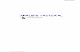 ANÁLISIS FACTORIAL - Portal Fuenterrebollo · varianza 1. El modelo de análisis factorial: [1] 1111 122 1mm 1 2211 222 2mm 2 pp11 p22 pmm p XlF lF lF e XlF lF lF e XlF lF lF e donde