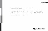 B2-B2.5 Code Benchmarking, Part III: Convergence issues of ... · B2-B2.5 Code Benchmarking, Part III: Convergence issues of the B2-EIRENE code Vladislav Kotov, Detlev Reiter
