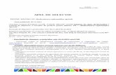 APEL DE SELECȚIE - galcolineleolteniei.rogalcolineleolteniei.ro/arhiva/files/apel selectie- 121.pdfSă realizez această raportare, după primirea de la CRPDRP a Notificării beneficiarului