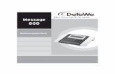 6350 Bedienungsanleitung DeTeWe Message 800 - direct.de message 800... · Message 800 Message 800 Willkommen bei DeTeWe Vielen Dank, dass Sie sich für ein Produkt von DeTeWe entschieden