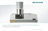 Laser Flash Apparatur LFA 457 MicroFlash® · Messkurvendarstellung in der Grafik mit bis zu 3 skalierbaren Y-Achsen Schnelle Zoomfunktion für X- und Y-Ausschnittswahl Darstellung