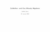 Schleifen- und Kac-Moody Algebren · Steﬀen Stern Schleifen- und Kac-Moody-Algebren Zusammenfassung • Deﬁnition der Schleifenalgebra gl˜ n • Darstellung von gl˜ n auf ¯a