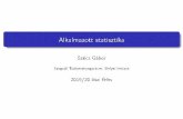Alkalmazott statisztikaszucsg/oktatas/alkstatlev_slides.pdf · Statisztikai alapfogalmak Statisztikai alapfogalmak Adott egy véletlen kísétlet és egy ˘ valószín¶ségi változó.