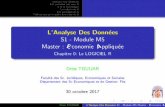 L’Analyse Des Donn´ees S1 - Module M5 Master : E A ppliqu´eefsjes.usmba.ac.ma/cours/touijar/analyse-donnees.pdf · L’Aide du Menu Fonction help.start() Fonction help() R comme