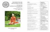 Zeitschrift der Buddhistischen Gesellschaft Blick ins Tal ... Monatsblätter... · Buddha endet: „Das sind, Cundo, Dinge, die tief sind, schwer zu entdecken, schwer zu gewahren,