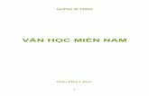 VĂN HỌC MIỀN NAM - vietnamvanhien.net · Hai phạm trù Văn học và Miền Nam trong quyển sách này, tôi muốn gi ới ... Gần một triệu ngƣời Miền Bắc