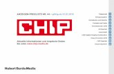 Hubert Burda Media - chip.info · CHIP begleitet die digitale Revolution auf allen Ebenen: CHIP blickt regelmäßig in die Forschungs- und Entwicklungslabors der Industrie und zeigt