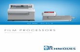FILM PROCESSORS - Air Techniques · Excellence in film radiography means more effective film imaging. More than just a diagnostic tool, film radiography is still a popular medium