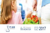 BfR Consumer Monitor 2017 - Startseite - BfR · Acrylamide in food Glyphosate in food2 Mineral oils in food Microplastics in food Pathogens/bacteria in raw sausage products Residues