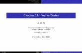 Chapter 11: Fourier Series - homepage.ntu.edu.twhomepage.ntu.edu.tw/~ihwang/Teaching/Fall13/Slides/DE_Lecture_13... · Orthogonal Functions Fourier Series Summary Chapter 11: Fourier