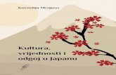 Kultura, vrijednosti i odgoj u Japanu - izdavastvo.ffri.hrizdavastvo.ffri.hr/wp-content/uploads/2018/10/Kultura-vrijednosti-i... · Svi japanski pojmovi napisani su latiničnim pismom