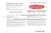 Ficha Técnica Tigreflex Reforçado · NBR 15465 - Sistemas de Eletrodutos Plásticos para Instalações Elétricas de Baixa Tensão - Requisitos de Desempenho. NBR 5410 - Instalações