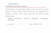 Regresii liniare 2.Liniarizarea expresiilor neliniare ...math.ubbcluj.ro/~tgrosan/2014CursPDatEx08.pdf · Regresii liniare 2.Liniarizarea expresiilor neliniare (Steven C. Chapra,