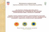 Ministarstvo poljoprivrede Uprava kvalitete hrane i ... · Specifikacija proizvoda za ZOI/ZOZP yUredba 1151/2012 o sustavima kvalitete za poljoprivrede i prehrambene proizvode u članku
