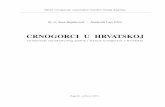 CRNOGORCI U HRVATSKOJ - montenegrina.netmontenegrina.net/wp-content/uploads/2011/06/Studija-Crnogorci-u-Hrvatskoj.pdf · Historiografija je utvrdila da su se Crnogorci pojedinačno