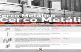 Cerco Metálico - Apuntalamiento · Especificaciones Técnicas Alquiler Venta Artículo Código Peso Cerco Métalico 22 Programa de Productos ENAS 605100 ENAS 17,40 kg CINCADO Panel