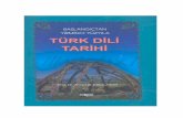 TÜRK DİLİ TARİHİ - yenidenergenekon.com · Türk dili tarihi bir açıdan Türk dili araştırmalarının da tarihidir. Bu ba-kımdan özellikle eski dönemlerde keşiflerin