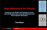 Data Dictionary for Oracle - luis.uni-hannover.de · SELECT owner, constraint_name, table_name, generated, index_owner, index_name FROM dba_constraints; 5. Fazit. TIMO MEYER OCP DBA