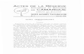 DE CAMARGUE - snpn.com€¦actes de la rËserve zoologique et botanique de camargue annexe du bulletin de la sociÉtÉ nationale d'acclimatation no ft janvier 1931 actes administratifs