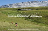 Conservare la diversità alpina - Umweltschutz, · Richieste dell’Alleanza per l’agricoltura e la protezione della natura nelle Alpi in merito alla Politica agricola comune 2014
