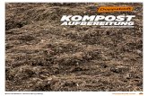 KOMPOST - doppstadt.de · kompost folie / plastik miete aufsetzen zufuhr grÜn-schnitt input output output schredder schnelllÄufer kompost umsetzer trommelsieb wind-sichtung output