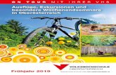 Ausflüge, Exkursionen und besondere Wochenendseminare in ... · On TOur mit ihrer VhS Frühjahr 2019 Ausflüge, Exkursionen und besondere Wochenendseminare in Oberösterreich