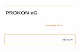 PROKON eG - Startseite | Genossenschaftsverband · PROKON Strom bezieht seinen Strom von der EEX über einen zertifizierten Zwischenhändler und beliefert die Kunden nur indirekt