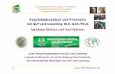 Psychologiestudium und Promotion mit NLP und Coaching: M.A ... · - Professor Dr. Gabriel Kovac, Israel - Dr. Ricardo Roberto Saavedra Hidalgo, Mexiko - Richard Bolstad, Ph.D., Neuseeland.