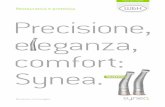 Restaurativa e protesica Precisione, e eganza, comfort: Synea. · nell’ortopedia stomatologica > Velocità max. 40.000 g/min. Lo svolgimento preciso della preparazione degli strumenti