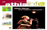 Athis-Mons, une Culture partagéemairie-athis-mons.fr/publications/athisinfo/2006-014/athis-mons-info... · N° 14 - novembre 2006 - L’info - Athis-Mons Arrêt sur images “Eau