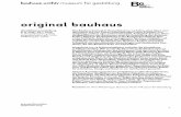 original bauhaus bauhaus.pdf · Bauhaus-Archiv Berlin, Foto: Fred Kraus 1 presseinformation september 2019. original bauhaus übungsbuch Das original bauhaus übungsbuch versammelt
