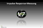 Impulse(Response,Messung - rationalacoustics.de Response... · Durchführeneiner IR%Messung: Einstellen(von(FFTGröße/ TC sowie(die(Anzahl(der(MiOelung SelekPeren(einer(konﬁgurierten(Gruppe(für(die(Response,Messung