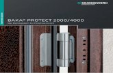 protect 2000/4000 - SIMONSWERK Bandtechnik · Baka® protect 2000/4000 | 3 Baka® – das Bandsystem für holzhaustüren Die Türbandsysteme der Serie BAKA Protect 2000 (2D verstellbar)