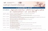 1 noiembrie 2018 - chirurgiesan.org · Corelații între anatomia sânului și tehnicile chirurgicale Dr. Claudiu Leonida Anatomia ecografică a glandei mamare și axilei Dr. Ștefan