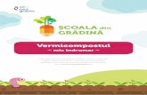 Vermicompostul - scoaladingradina.roscoaladingradina.ro/s/wp-content/uploads/2016/03/Ghid-8-Vermicompost.pdf · Râmele împreună cu microorganismele, transformă resturile vegetale