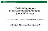 14-tägige Veranlagungs- prüfung - landgestuetcelle.de · Züchter: Jens Holzhausen, Netzeband Mecklenburg-Vorpommern e.V. Anmelder: Landgestüt Redefin, Redefin Fürst Heinrich