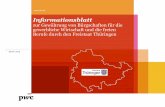 Informationsblatt · . Informationsblatt. zur Gewährung von Bürgschaften für die gewerbliche Wirtschaft und die freien Berufe durch den Freistaat Thüringen
