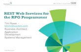 REST Web Services for the RPG Programmer · About integrated web services server REST support 23 • Supported in IBM i 7.1 and 7.2 – On version 2.6 of integrated web services server