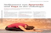 Stellenwert von Ayurveda und Yoga in der Onkologie · cken, aber keinen Schmerz an [3–5]. Neben mali gnen Tumoren werden bei tu - morösen Veränderungen differenzialdiag-nostisch