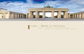 Law – Made in Germany · German law is steeped in the tradition of the system of codified law that has evolved throughout continental Europe and that has proven its worth even in