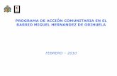PROGRAMA DE ACCIÓN COMUNITARIA EN EL BARRIO MIGUEL ... · Programa de Acción Comunitaria del Barrio Miguel Hernández de Orihuela 2010 3 1. Justificación de la necesidad del programa