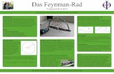 Das Feynman-Rad · Das Feynman-Rad Motivation In unserem Versuch betrachten wir einen weniger be-kannten Aufbau einer Wärmekraftmaschine, das soge-nannte Feynman-Rad. Dieses stellte
